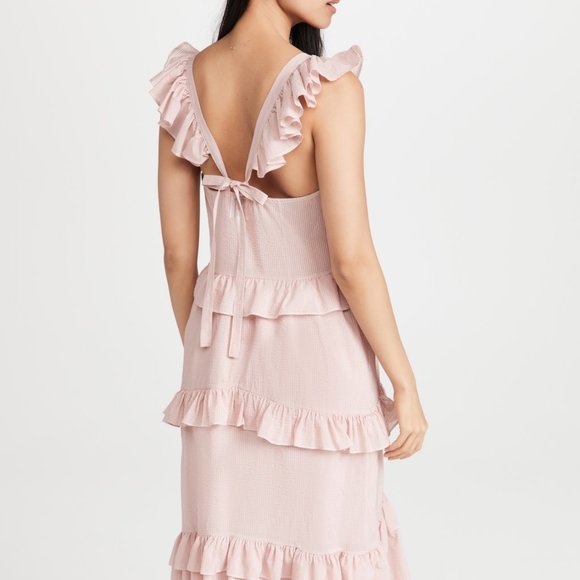 MISA | Morrison Maxi Dress Pink - Picture 2 of 6
